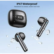 Wireless Earbuds for Samsung Galaxy A15 5G - Bluetooth 5.3 LED Display Headphones Bass Stereo, in-Ear Noise Cancelling Mic, 40H Playback Mini Case IP7 Waterproof Sports Earphones