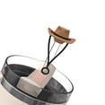 thumbnail image 4 of Lanière Chapeau de Cowboy Couvercle en Silicone avec Paille - Réutilisable pour Tasses, 4 of 6