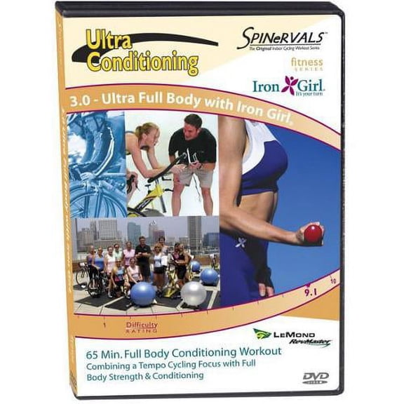 Spinervals 3.0 Ultra Full Body Iron Girl Cycling DVD