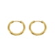 thumbnail image 1 of Aros pequeños dorados ligeros: aros con bisagra para lóbulo, cartílago, hélice, aros diminutos en plata chapada en oro negro para mujeres, hombres y niñas., 1 of 5