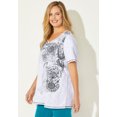 thumbnail image 3 of Catherines Women's Plus Size Placement Print Tee, 3 of 6
