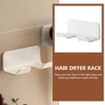 thumbnail image 5 of CTIRCHIU Wall Mounted Hair Dryer Holder, White HIPS, Space-Saving Bathroom & Bedroom Organizer, Barbershop Accessory, 16x9.4x6.6 CM, 5 of 5