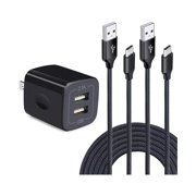 Quyaojz for USB Wall Charger, 2.1A Charger Adapter with 6Ft Fast Charging Cable Power Cords Compatible With Motorola Moto Razr 2024,Moto G 5G 2024/Edge 2024,Samsung Galaxy S24 S23 FE S22 S21 A15