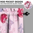 thumbnail image 5 of Cherry Kitchen Curtain Valance 3 Piece Set Short Curtain Sink Window Decor 36 Inch Small Window Treatment Tier 27.5x36 Length, 5 of 6