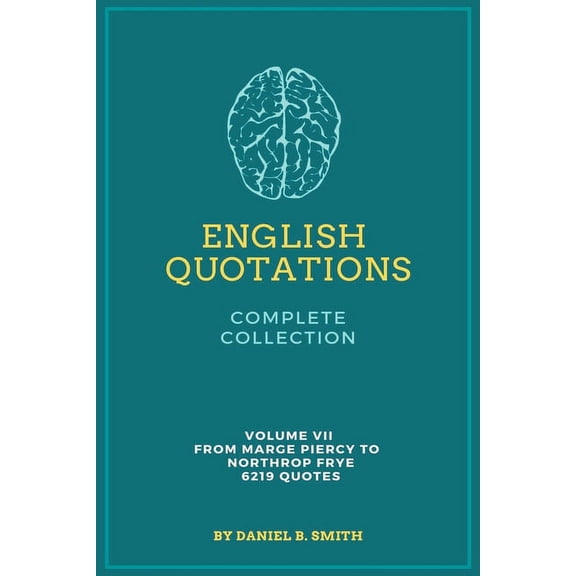 English Quotations Complete Collection: Volume VII, (Paperback)