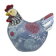 7" Red, White and Blue Resin Tabletop Chicken