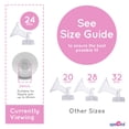thumbnail image 6 of Spectra Baby USA - Authentic Premium Accessory Kit - (Medium / 24mm) - (INCLUDES 1 of each accessory) Replacement Parts for 9 Plus, S2, S1, M1 Breast Pumps, BPA/DEHP Free, 6 of 9