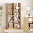 thumbnail image 2 of Gymax 2PCS 5-Tier Bookshelf Corner Bookcase Storage Display Organizer w/ 4 Cubes, 2 of 10
