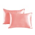 thumbnail image 1 of Xiao Hua fundas de almohada de imitación de seda. Comienza tu noche de ensueño con esta cómoda y transpirable funda de almohada de 20,08 x 35,83 pulgadas (mandarina)., 1 of 5