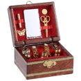 thumbnail image 1 of KAKOWELY 1 mini joyero para mujer, caja de cosméticos, modelo de mini casa, juguete, accesorios de bricolaje, 1 of 5