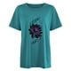thumbnail image 3 of Gibobby Playera Manga Corta para Mujer Camisetas tamaño para mujer, camisetas holgadas manga corta con cuello redondo, blusa informal verano, camiseta bás(Azul celeste,XL), 3 of 4