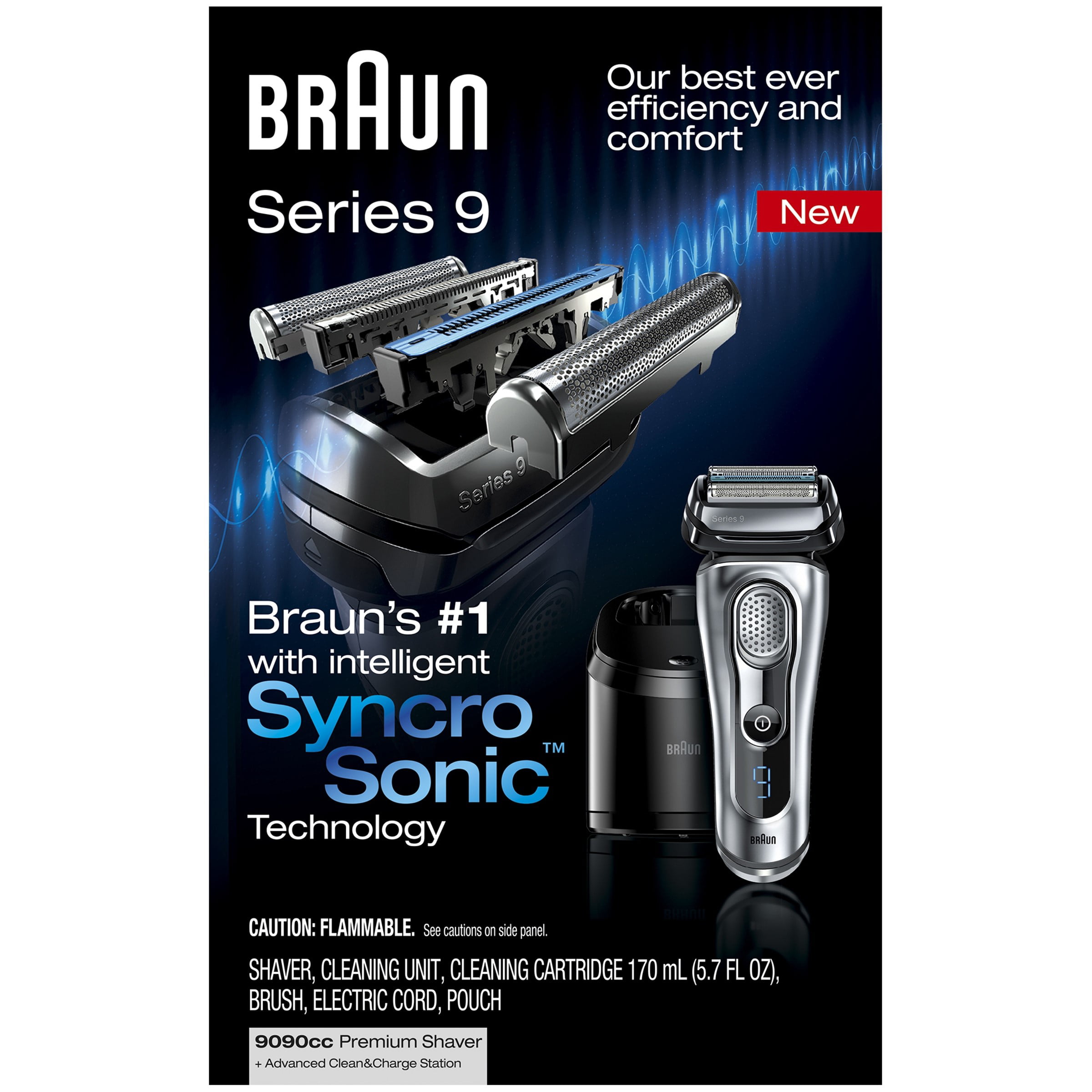 Braun Series 9 9090cc Electric Shaver Wi