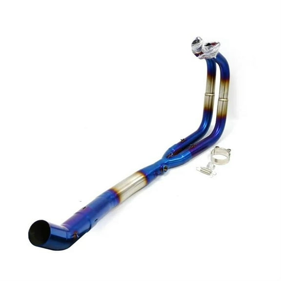 Motorcycle Exhaust Muffler Front Middle Link Pipe Slip-on For Kawasaki For Ninja 400 Z400 Z250 250 2017-2023