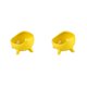 thumbnail image 4 of Injueey Bandeja decorativa de cerámica - Soporte de control remoto funcional y elegante para sala de estar Ahorre espacio amarillo pequeño 2Conjunto, 4 of 6
