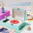 thumbnail image 2 of Reproductor de CD Yintiny Blue Time Music Box con altavoz recargable, 2 of 7