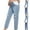 #250612A22 Blue, variant on Maternity Jeans for Women Straight Leg Pregnancy Jeans Maternity Pants for Work Trousers with Pockets