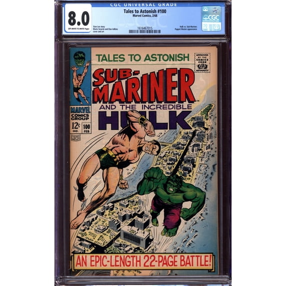 Tales to Astonish #100 - CGC 8 Comic Book