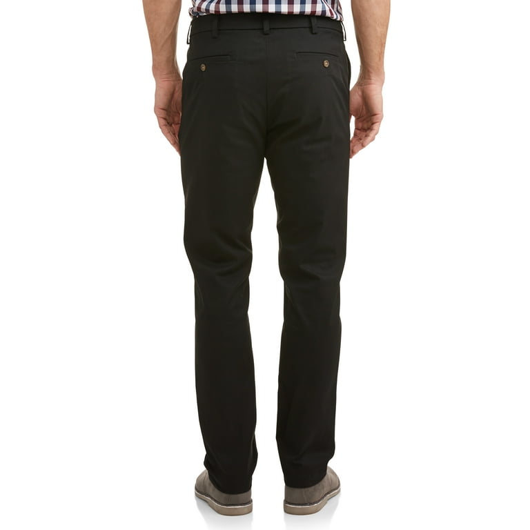 George Men's Premium Straight Fit Khaki Pants 