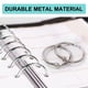thumbnail image 3 of Binder Rings 20 Pcs 20 x 2mm, Metal Loose Leaf Binder Ring, Rings for Flash Cards, Index Card Rings, Book Rings, Paper Rings for Office, Home, 3 of 7