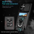 thumbnail image 5 of KEYSION Shockproof Case for Samsung S22 Ultra 5G S21 FE S20+ Plus Card bag Camera Protection Ring Phone Cover for Galaxy Note 20, 5 of 5