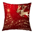 thumbnail image 5 of AuroraX Personalized Decorations Indoor Christmas Throw Pillow , Soft Red Cushion , Christmas Tree Bedroom Home Living Room Decor, 5 of 5