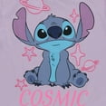 thumbnail image 4 of Disney Lilo and Stitch Girls Short Sleeve T-Shirt- Stitch Girls Tee Sizes 4-16 Lilac, 4 of 5