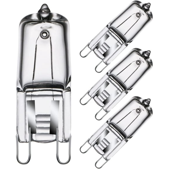 G9 Halogen Oven Bulb G9 Oven 25W 230V 300°C Tolerance Bulb 4 Pack
