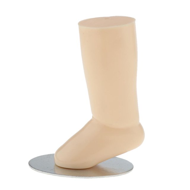 S SERENABLE Enfants Kids Bébé Pieds Mannequin Pied Modèle pour Exposition Nude 13cm