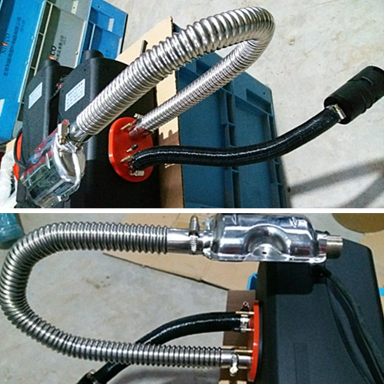 KWANSHOP For Car Parking Air Diesel Heater 120cm Stainless Steel Exhaust  Pipe Internal Diameter 2.5cm With Silencer 