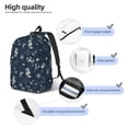 thumbnail image 5 of Daiia Vintage Marine Vintage Canvas Backpack for Men and Women ,Hiking Backpack,Travel Laptop Bag for School,Large Capacity Backpack, 5 of 8