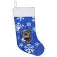 thumbnail image 1 of Carolines Treasures CK3906CS Rottweiler Winter Snowflakes Christmas Stocking, 1 of 2