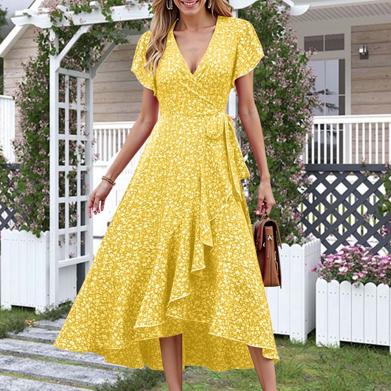 fitted lace wedding dress Amber Glow Yellow Long Sleeve Maxi Dress