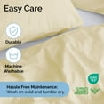 thumbnail image 6 of CGK Linens 3-Piece Premium Duvet Cover Set - Queen Size Soft Comforter Cover With Zipper & Matching Pillowcases, Off White, 6 of 6
