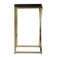 thumbnail image 2 of Butler Specialty Company Natalya 31" Upholstered Bar Stool - Black / Gold, 2 of 7
