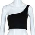 thumbnail image 5 of Women Summer Tops Womens Sexy Vest Fashion Blouse Camisole Sleeveless T-Shirt Crop for Women Top Undershirt Casual Fall Tops Little Crop Workout Junior Top Shirt Business Clothes Cleavage Black M, 5 of 7