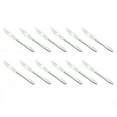 thumbnail image 1 of Ensemble de Couteaux de Table Dentelés de 12 en Acier Inoxydable, 1 of 2