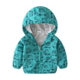 thumbnail image 1 of FRSASU Kids Clothing Clearance,Toddler Baby Grils Boys Car Print Jacket Zipper Hooded Windproof Coat, 1 of 3