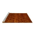thumbnail image 2 of Ahgly Company Machine Washable Indoor Square Oriental Yellow Industrial Area Rugs, 8' Square, 2 of 4