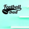 Living Room Art Football Dad Team Sports Quote Boy Teen Men 20x40 Inches