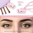 thumbnail image 6 of Heated Eyelash Curlers, Heated Eyelash Curler Electric Eye Lash Curler Long Lasting Curl Rechargeable Lash Curler with 2 Heating Modes Does Not Hurt Eyelash, 6 of 8