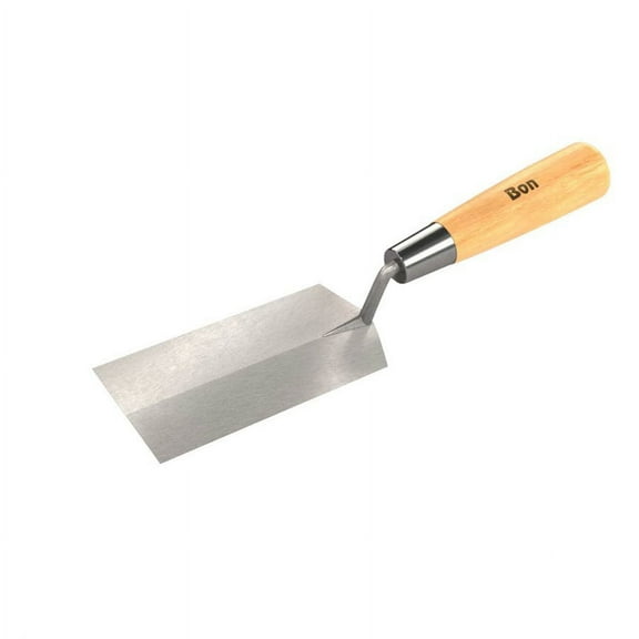 Bon 70-152 Margin Trowel - Stainless Steel 5-in. X 1 1/2-in. Wood Handle