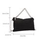 thumbnail image 4 of Bolsos de mujer Cadena Rhinestone Casual Tote Sobre Señoras Monedero (Negro), 4 of 6