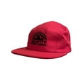 thumbnail image 1 of Gravity Outdoor Co. 5 Panel Hat - Red/Black, 1 of 2