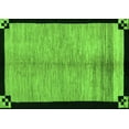 thumbnail image 1 of Ahgly Company Indoor Rectangle Oriental Green Modern Area Rugs, 3' x 5', 1 of 4