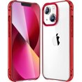 thumbnail image 1 of For iPhone 14 iPhone 13 Case Clear, Transparent Shockproof Bumpers Phone Cases for iPhone 13/14, 1 of 6