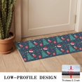 thumbnail image 3 of Dark Blue Christmas Pattern Door Rugs,Washable Non Slip Door Mats Indoor,Decorative Door Mats,Entry Mat Indoor for Entrance,Bedroom,Kitchen,Bathroom,16"x47", 3 of 6