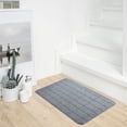 thumbnail image 5 of PYPESEEWY Warehouse Memory Foam Bath Mat Rug Ultra Soft and Non-Slip Bathroom Rugs Alfombras De Peluche Luxury Bath Rugs Yellow and Gray Bathroom Rug Bathroom Rugs Boho Quick Dry Bath Mats, 5 of 5