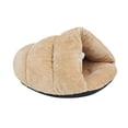 thumbnail image 1 of Cama cueva para gatos lavable, suave, cálida y acogedora para el invierno, ideal para cachorros y gatitos. cúrcuma, 1 of 7