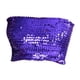 thumbnail image 2 of sujetador para danza del vientre, ropa para discoteca, Festival, Top de tubo con lentejuelas brillantes para mujer Púrpura Yuyangstore Top de tubo con lentejuelas, 2 of 7