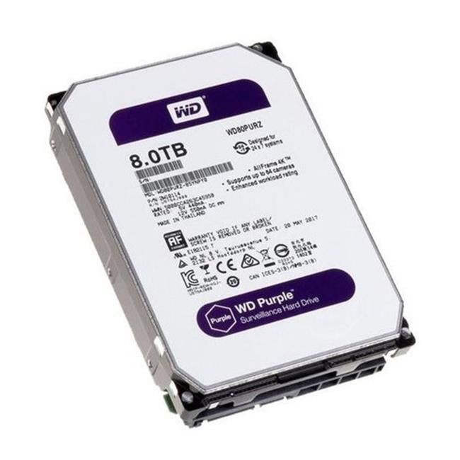 WD Purple Surveillance Hard Drive WD82PURZ - Hard drive - 8 TB 